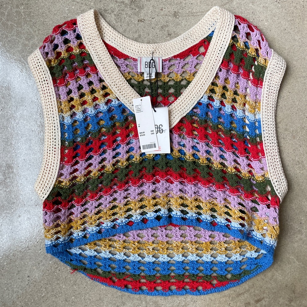 Rainbow Sweater Vest